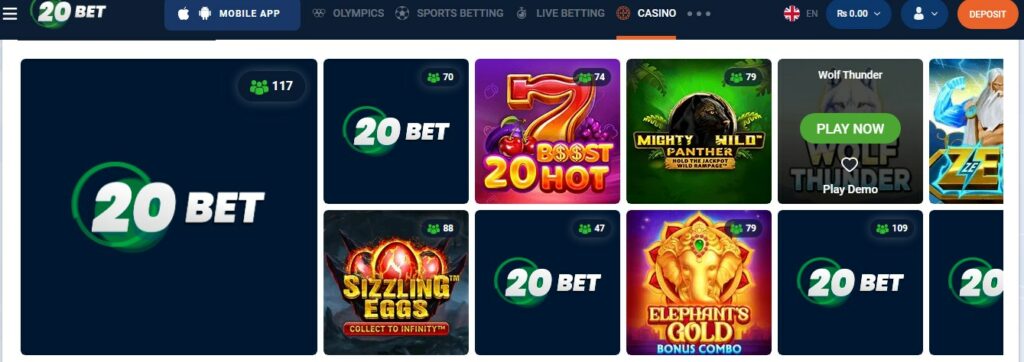 20 Bet Casino